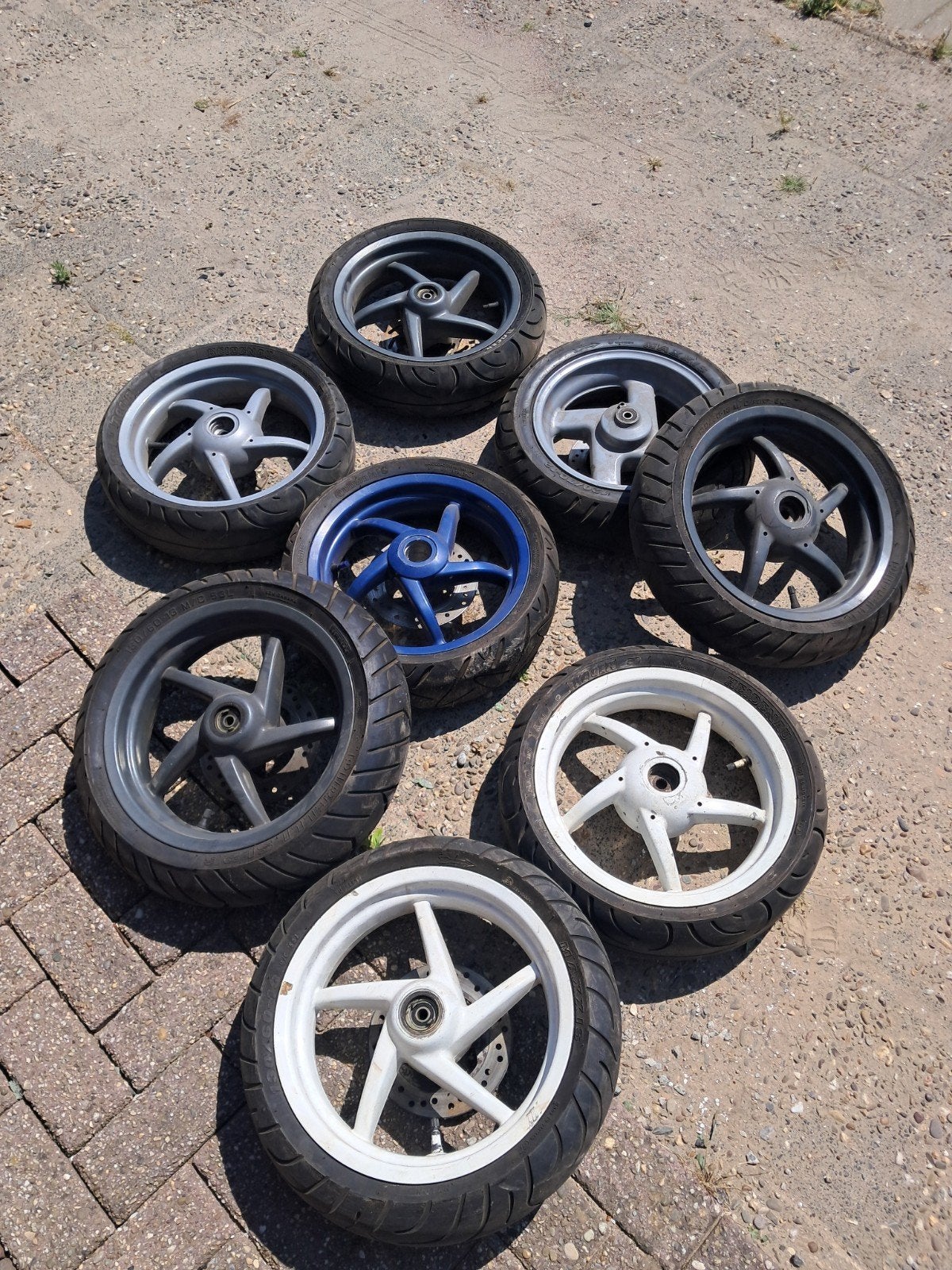 Partij aprillia sr velgen, Ophalen, Benzine, SR 50
