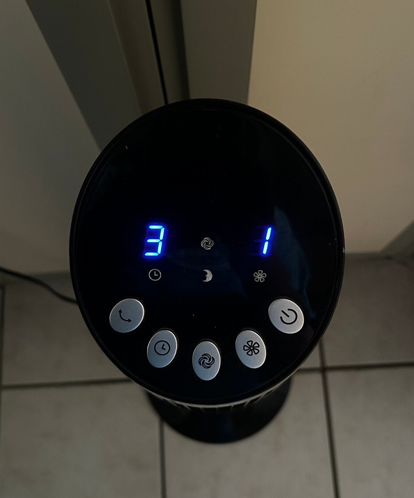 Torenventilator / Toren ventilator met 3 snelheden, Ophalen, Zo goed als nieuw, Torenventilator