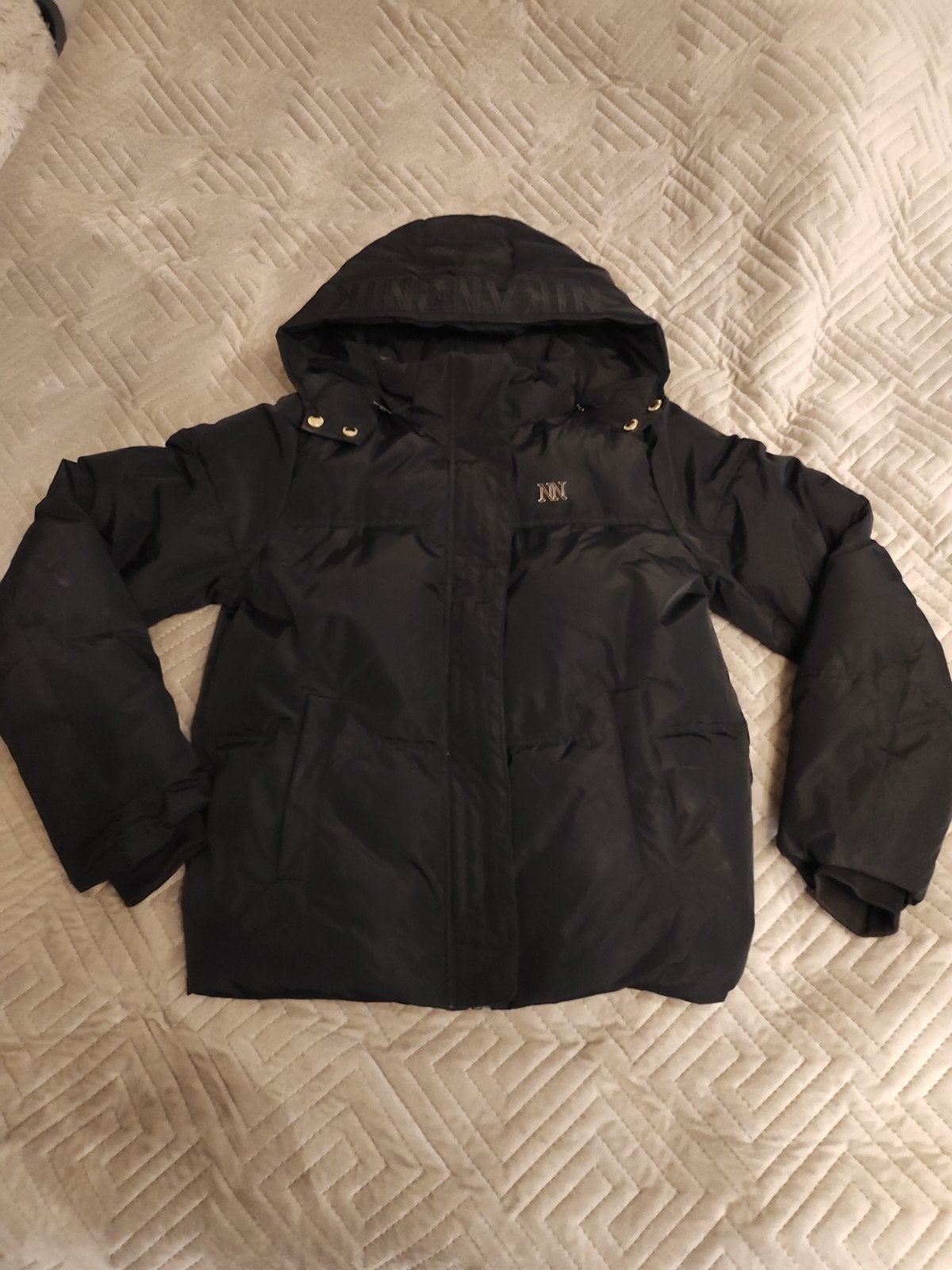 nik en nik Jayla winterjas 152 zwart pufferjas, Kinderen en Baby's, Ophalen of Verzenden, Gebruikt, Meisje, Jas
