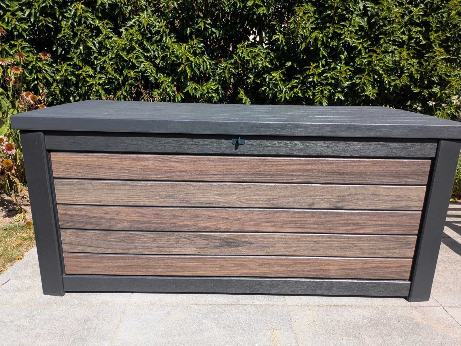 Keter Signature opbergbox 630 liter - Zo goed als nieuw, Tuin en Terras, Bergingen en Tuinkasten, Ophalen, Zo goed als nieuw, Kunststof
