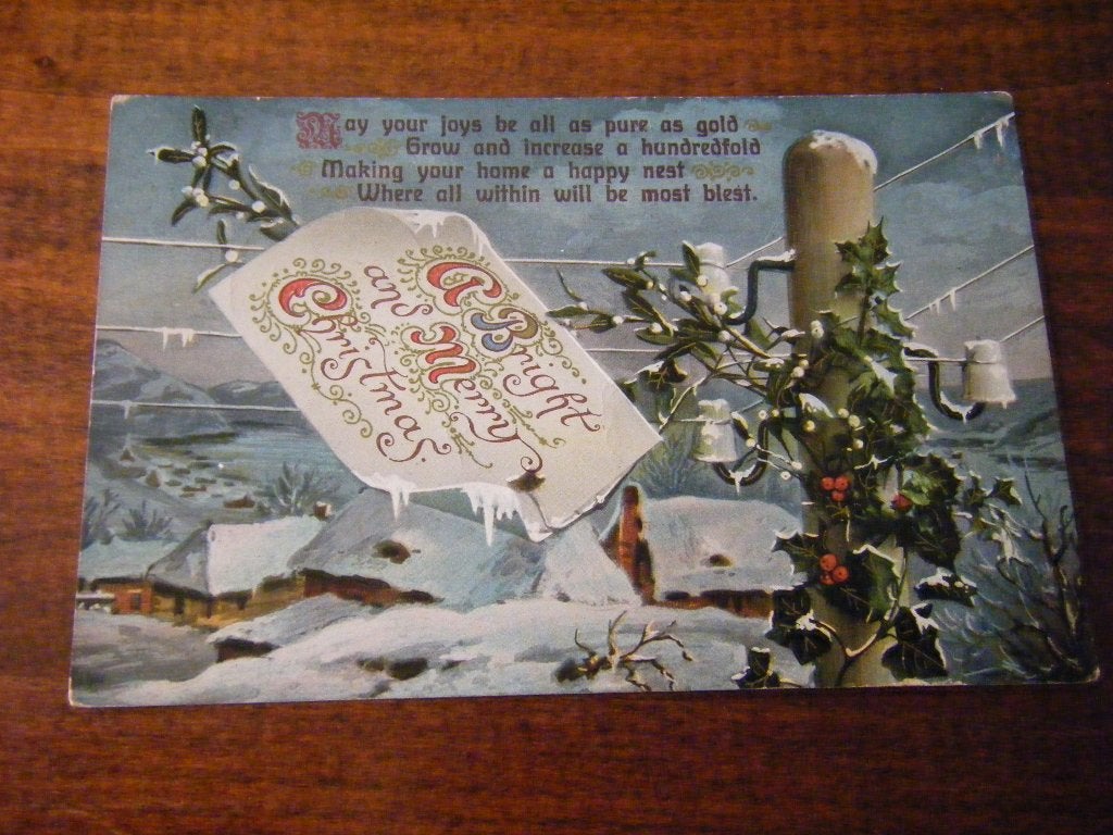 J39 - Kerstmis - Engeland - 1918 - Militair - Mooi/Oud, Ophalen of Verzenden, Voor 1920, Overige thema's