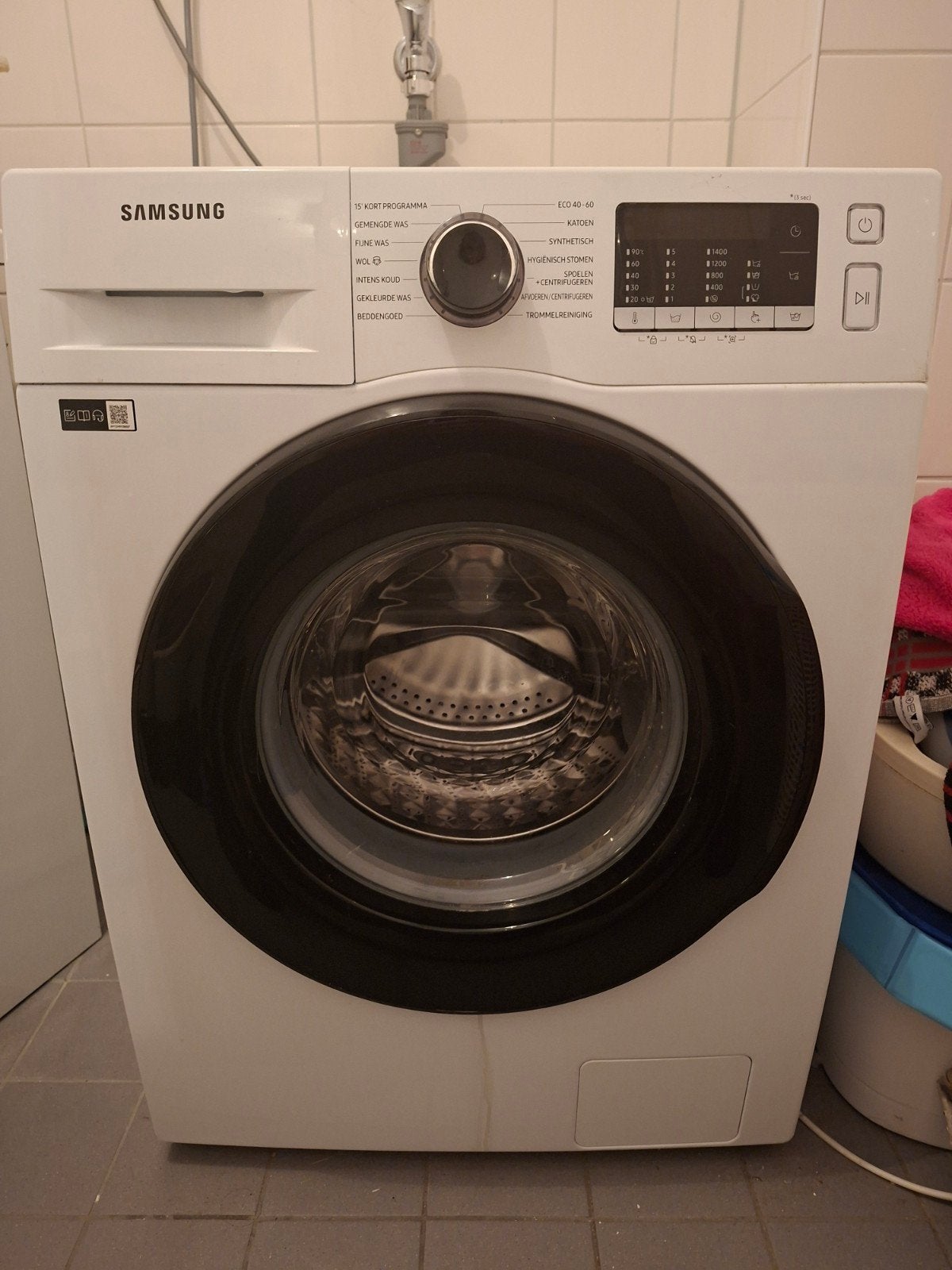 Samsung Wasmachine - Zo goed als nieuw, Ophalen, Wolwasprogramma, Zo goed als nieuw, Voorlader