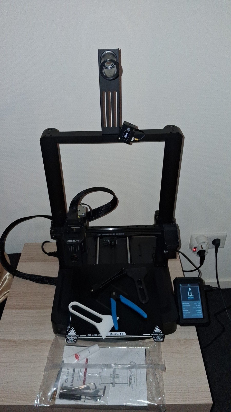 Creality Ender 3 V3 KE 3D-printer met Nebula Camera, Computers en Software, Ophalen, Ingebouwde Wi-Fi, Zo goed als nieuw, Filament