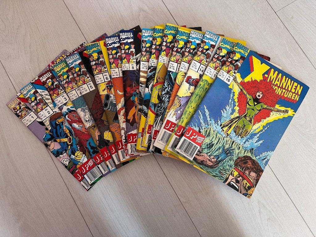 X mannen Avonturen 1994-1996 1 t/m 17 compleet, Complete serie of reeks, Ophalen of Verzenden, Zo goed als nieuw, Europa