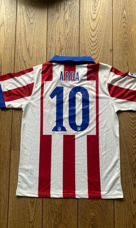 Retro Atletico Madrid Shirt Arda Turan, Maat M, Ophalen of Verzenden, Gebruikt, Shirt
