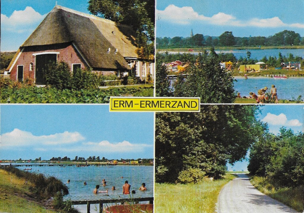 Erm ermerzand gelopen ansichtkaart ( 1288 ), Ophalen of Verzenden, 1980 tot heden, Gelopen, Noord-Brabant