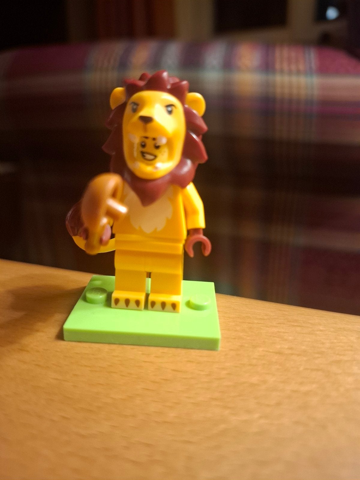 Lego Minifiguur Leeuw (dubbel) - Ruilen voor Dolfijn, Lego, Ophalen of Verzenden, Zo goed als nieuw, Minifiguren serie