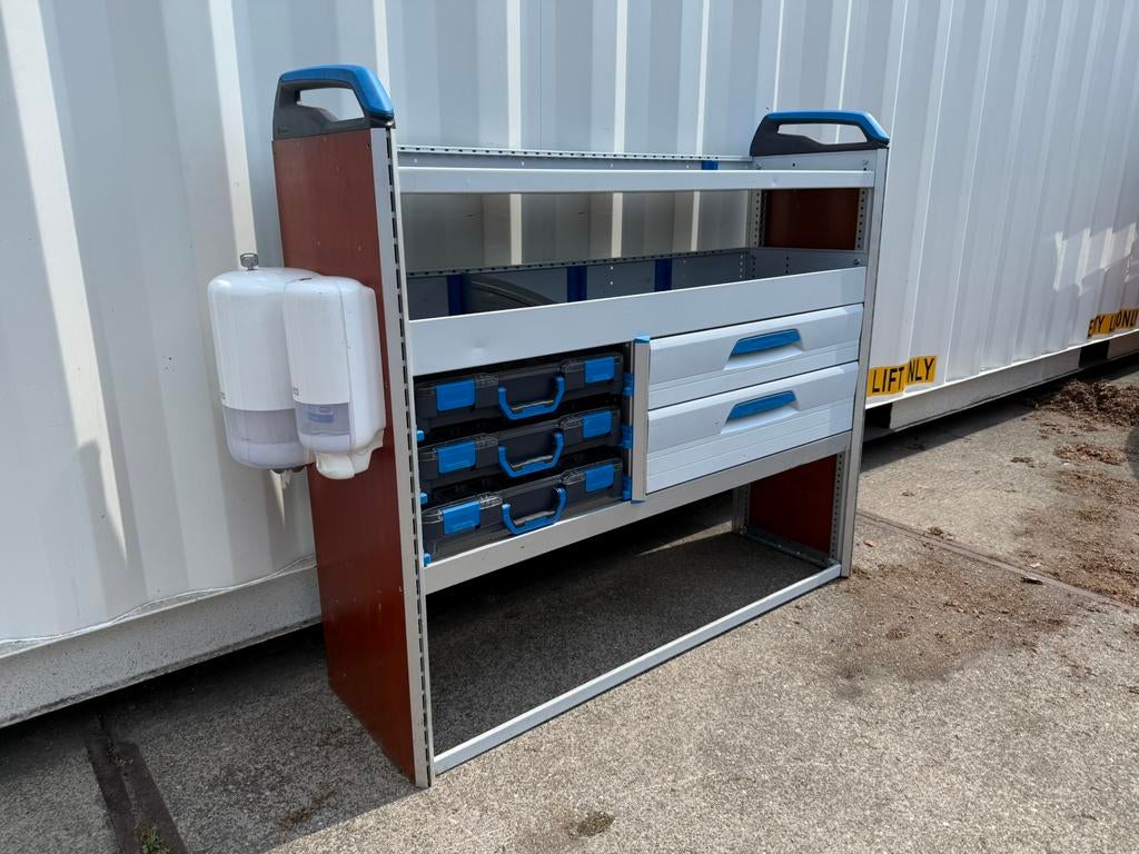 Nieuwstaat sortimo bedrijfswagen inrichting, Ophalen, Zo goed als nieuw