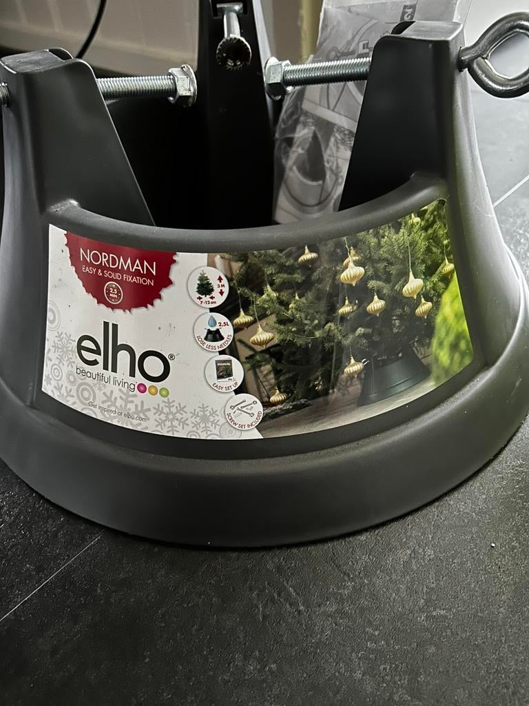 Elho kerstboomstandaard Nordman 39cm - nieuw, Ophalen of Verzenden, Nieuw
