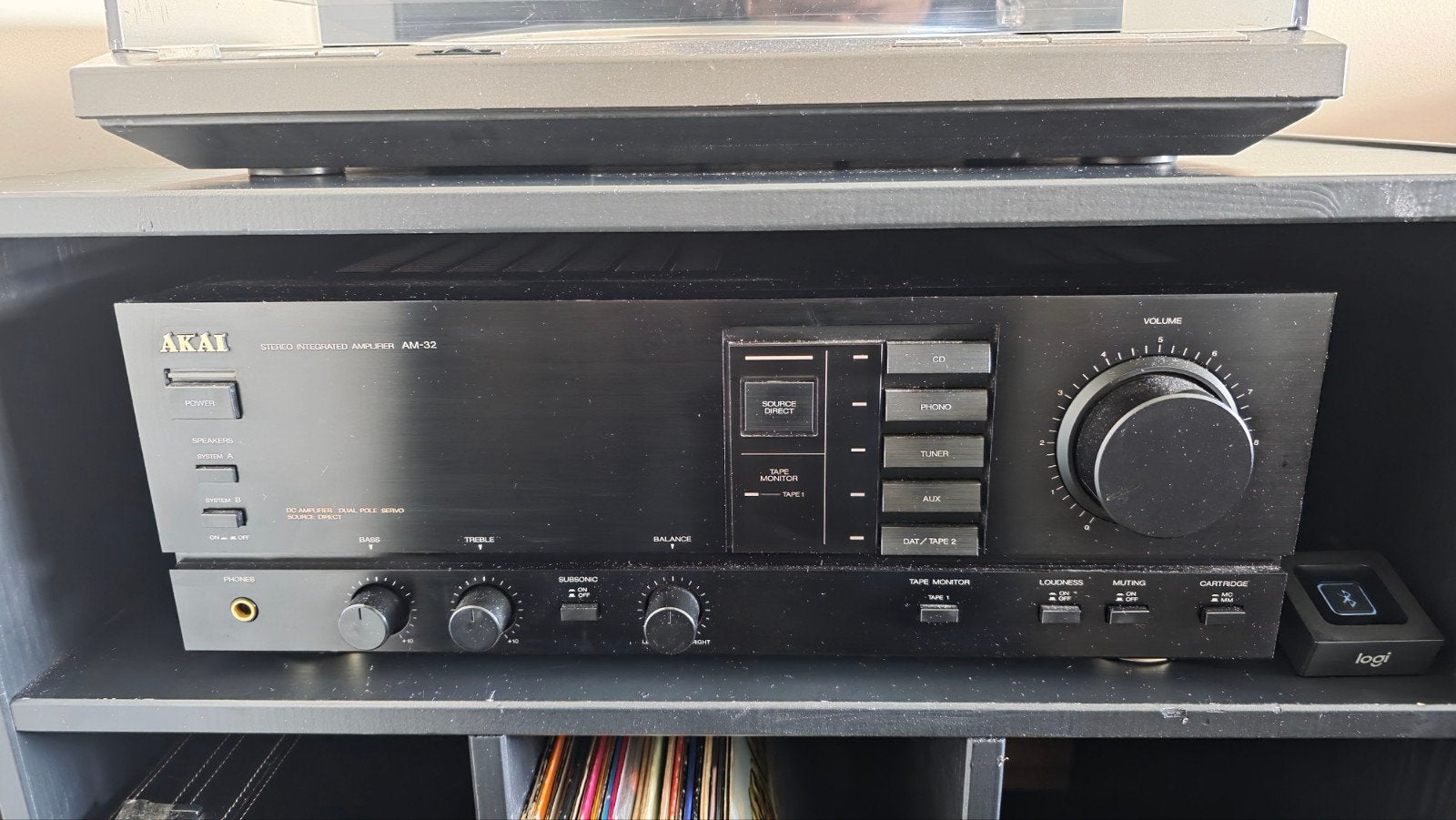 AKAI AM-32 Stereo Geïntegreerde Versterker, Overige merken, Gebruikt, Ophalen of Verzenden, 60 tot 120 watt