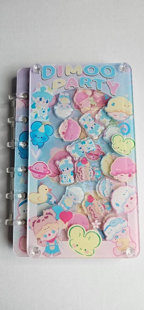 Dimo acrylic shaker notebook A7 size, Diversen, Ophalen of Verzenden, Uitwisbaar, Nieuw, A7
