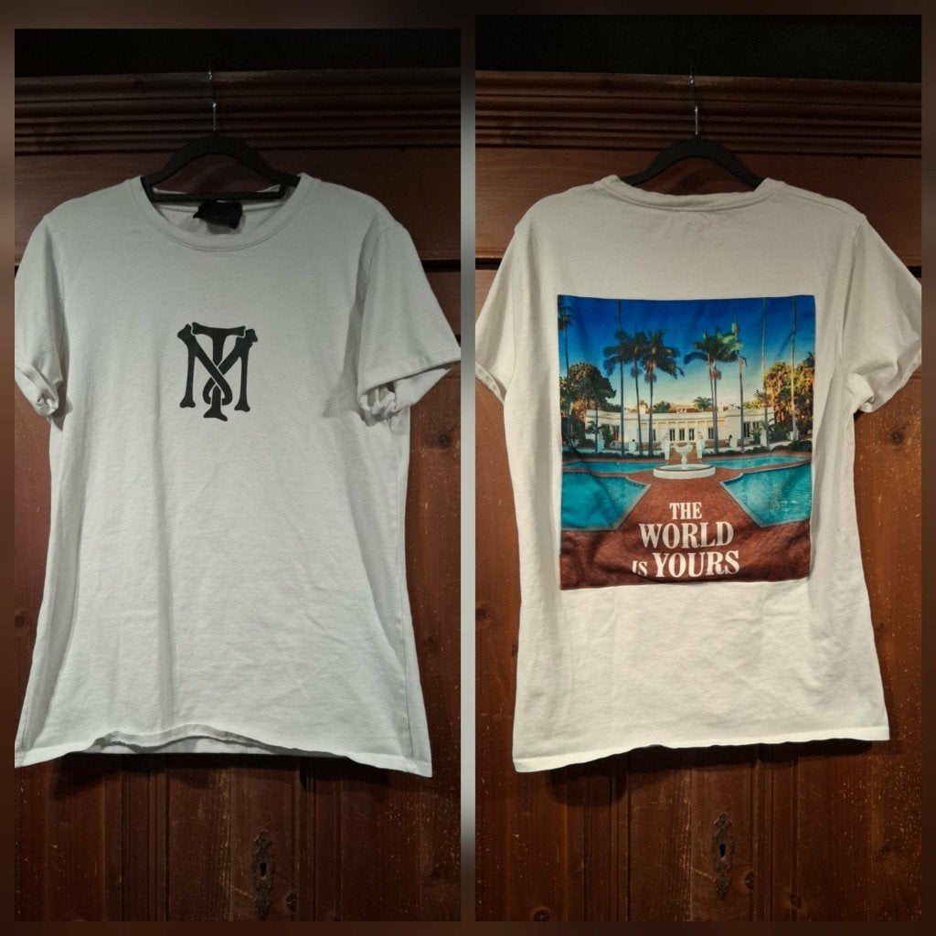 Uniplay Scarface "The World Is Yours" T-shirt M, Maat 38/40 (M), Ophalen of Verzenden, Zo goed als nieuw, Korte mouw