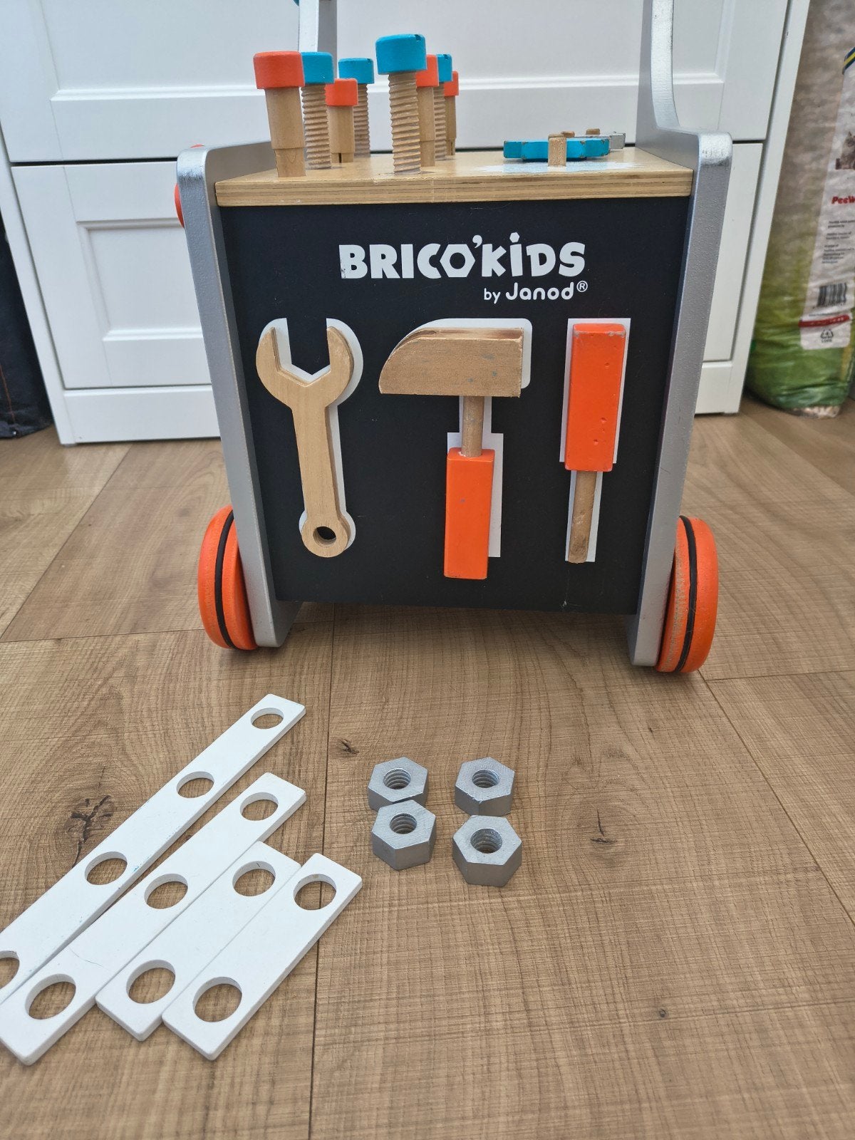 Brico kids by Janod loopkar, Kinderen en Baby's, Speelgoed | Houten speelgoed, Ophalen, Gebruikt