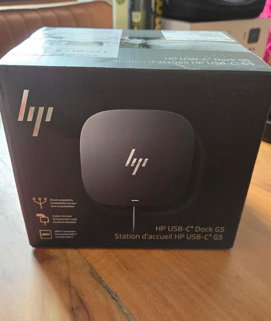 HP USB-C Dock G5 120W - Nieuw In Doos, Computers en Software, Dockingstations, Nieuw, Ophalen of Verzenden, HP, Docking station