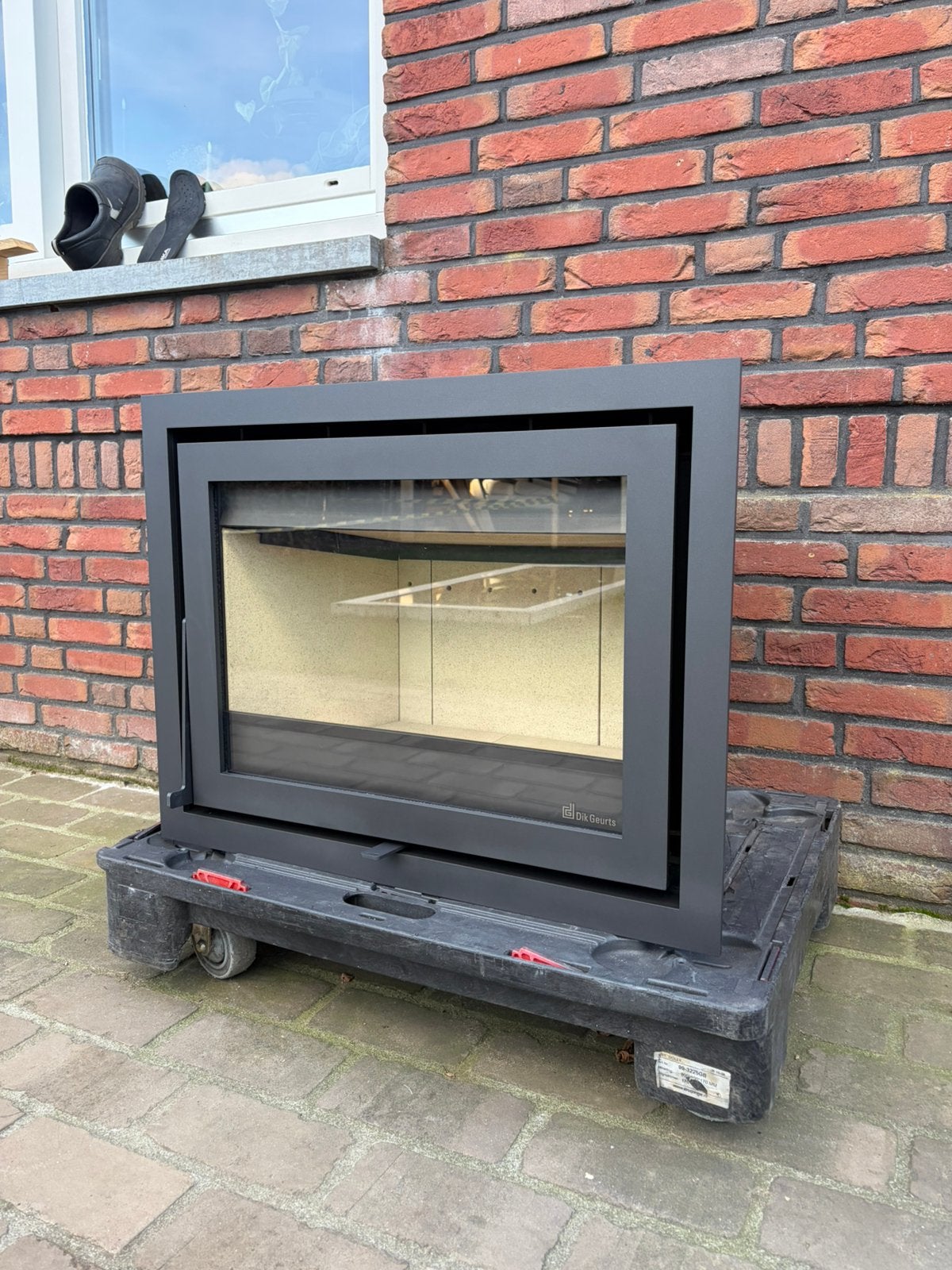 Zeer nette: Dik Geurts Instyle 650, Houtkachel, Ophalen of Verzenden, Zo goed als nieuw, Inbouw