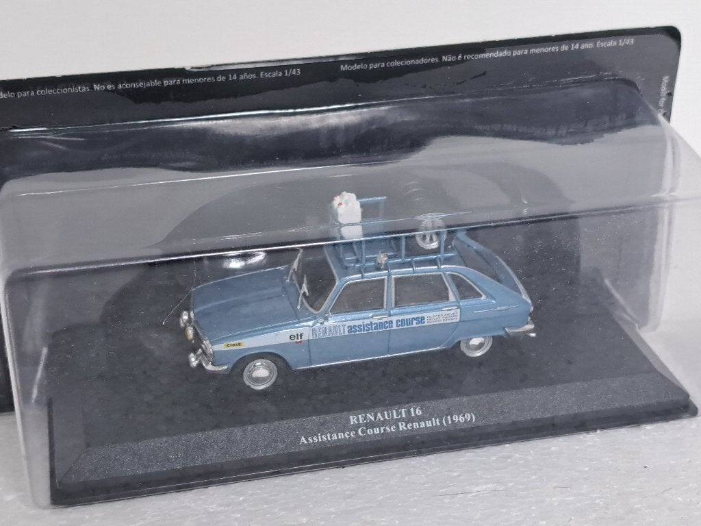 Renault 16 Assistance Rally Blauw 1/43 NIEUW, Ophalen of Verzenden, Nieuw, Auto, Overige merken