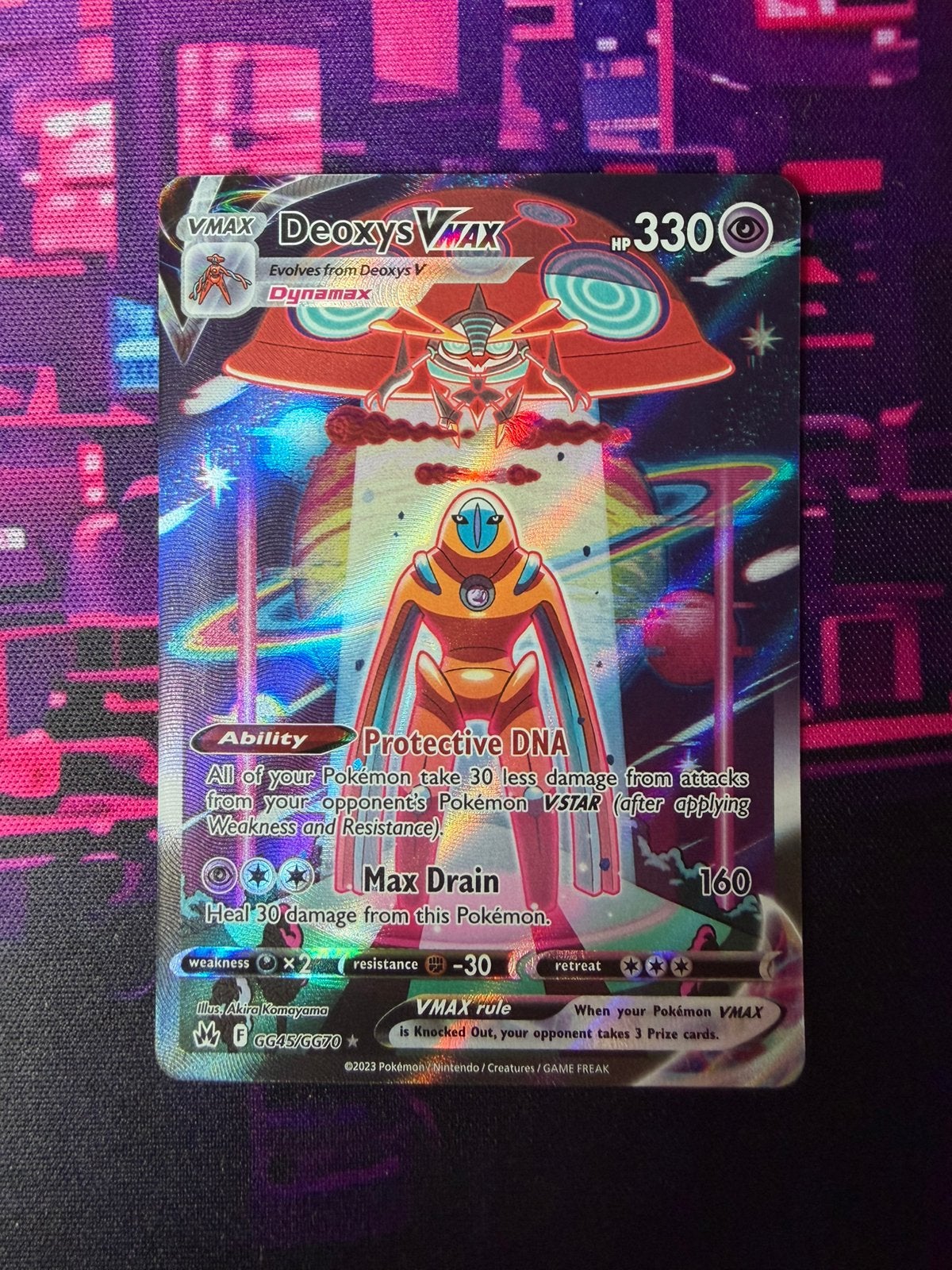 Pokemon Crown Zenith Deoxys Vmax GG45/GG70, Ophalen of Verzenden, Nieuw