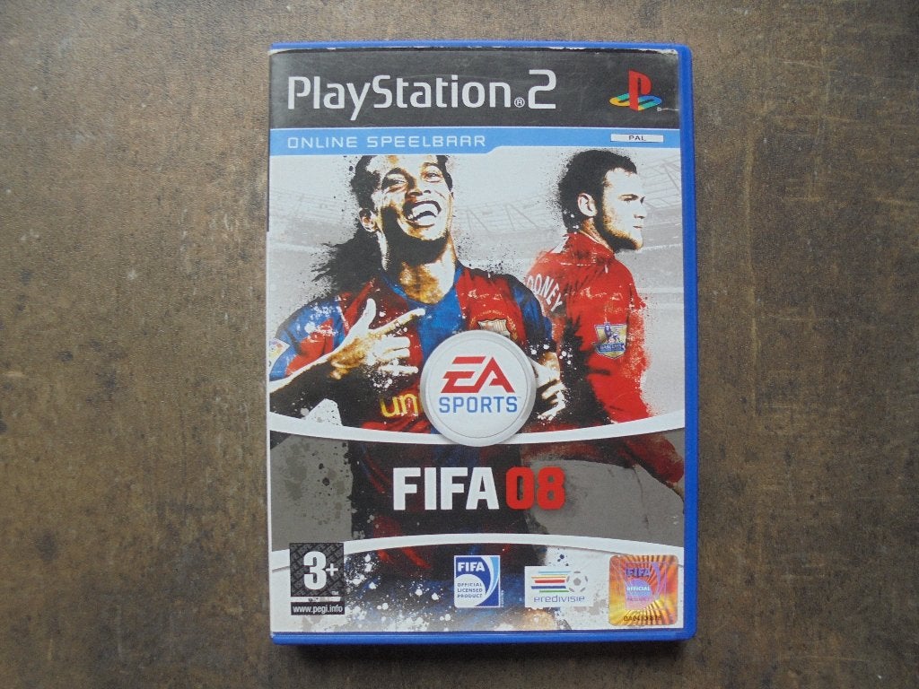FIFA 08 voor PS2 (zie foto's) II, Gebruikt, Ophalen of Verzenden, Sport, 3 spelers of meer