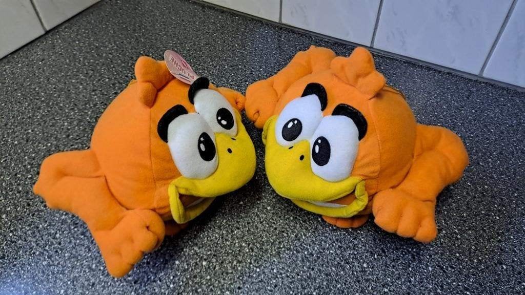 2x Oranje c1000 geluksvogel knuffel, Kinderen en Baby's, Oranje, Overige typen, Onbekend, Ophalen of Verzenden