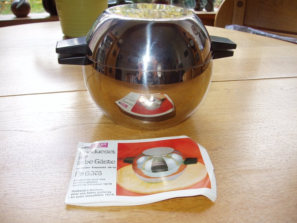 RVS Fondue stel  eclusief model, Verzenden, Nieuw, Brander, Fondueset