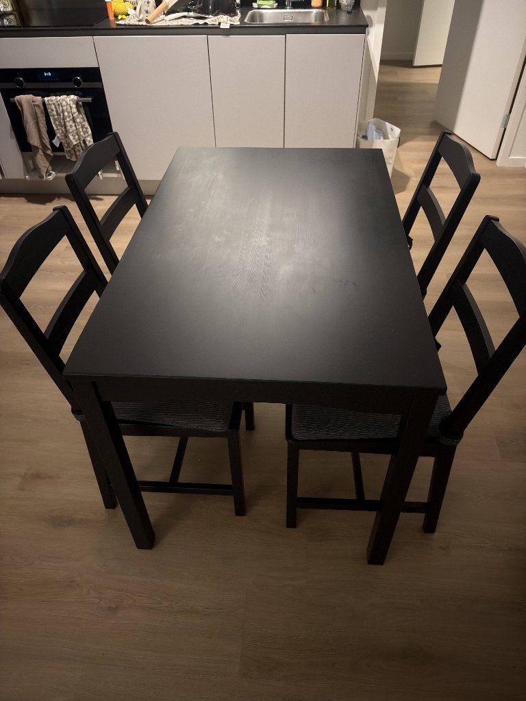 Dining table (with or without chairs), Huis en Inrichting, Ophalen, 100 tot 150 cm, 50 tot 100 cm, Vier personen
