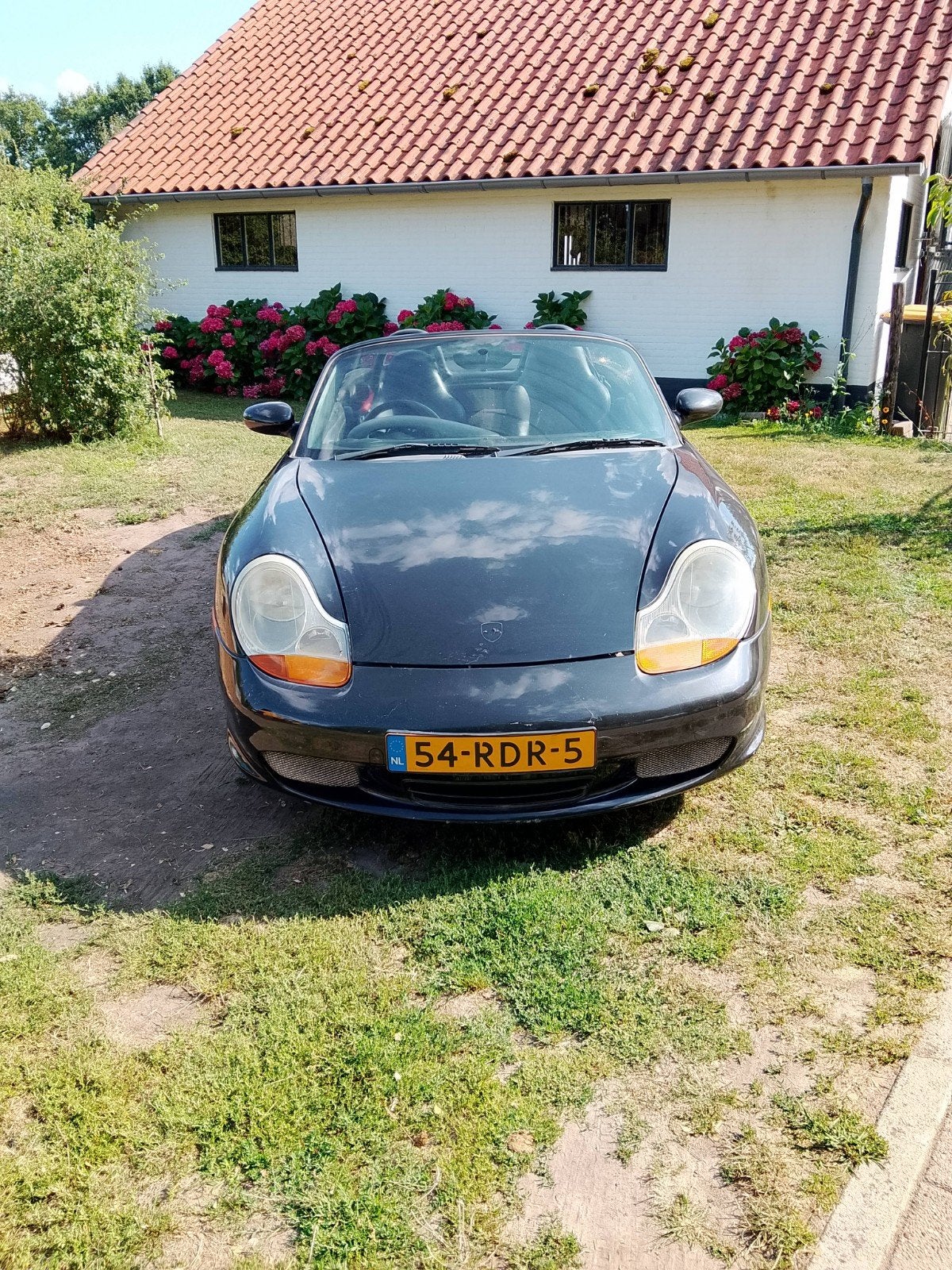 Porsche Boxter S Lees advertentie Bj 2000 Info 0655955031, Auto's, Zwart, Cabriolet, Zwart, Leder