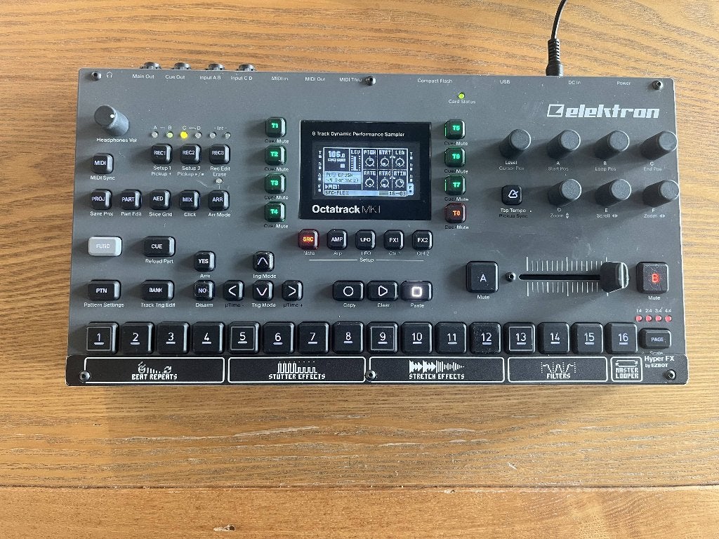 Elektron Octatrack MKII — 8-track sampler, in nette staat, Muziek en Instrumenten, Ophalen of Verzenden, Gebruikt