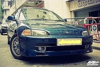 1992-1995 Honda Civic Coupe-Sedan & Crx Delsol Bodykits, Honda, Nieuw, Ophalen of Verzenden, Bumper