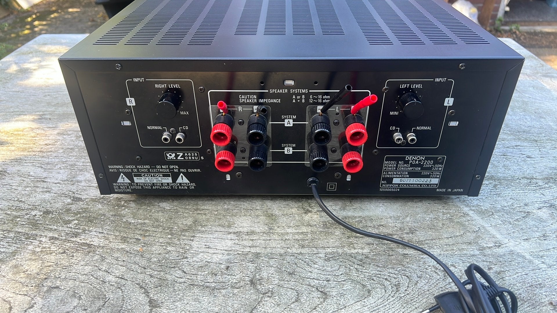 Denon POA-2200, Ophalen, -, Denon, -