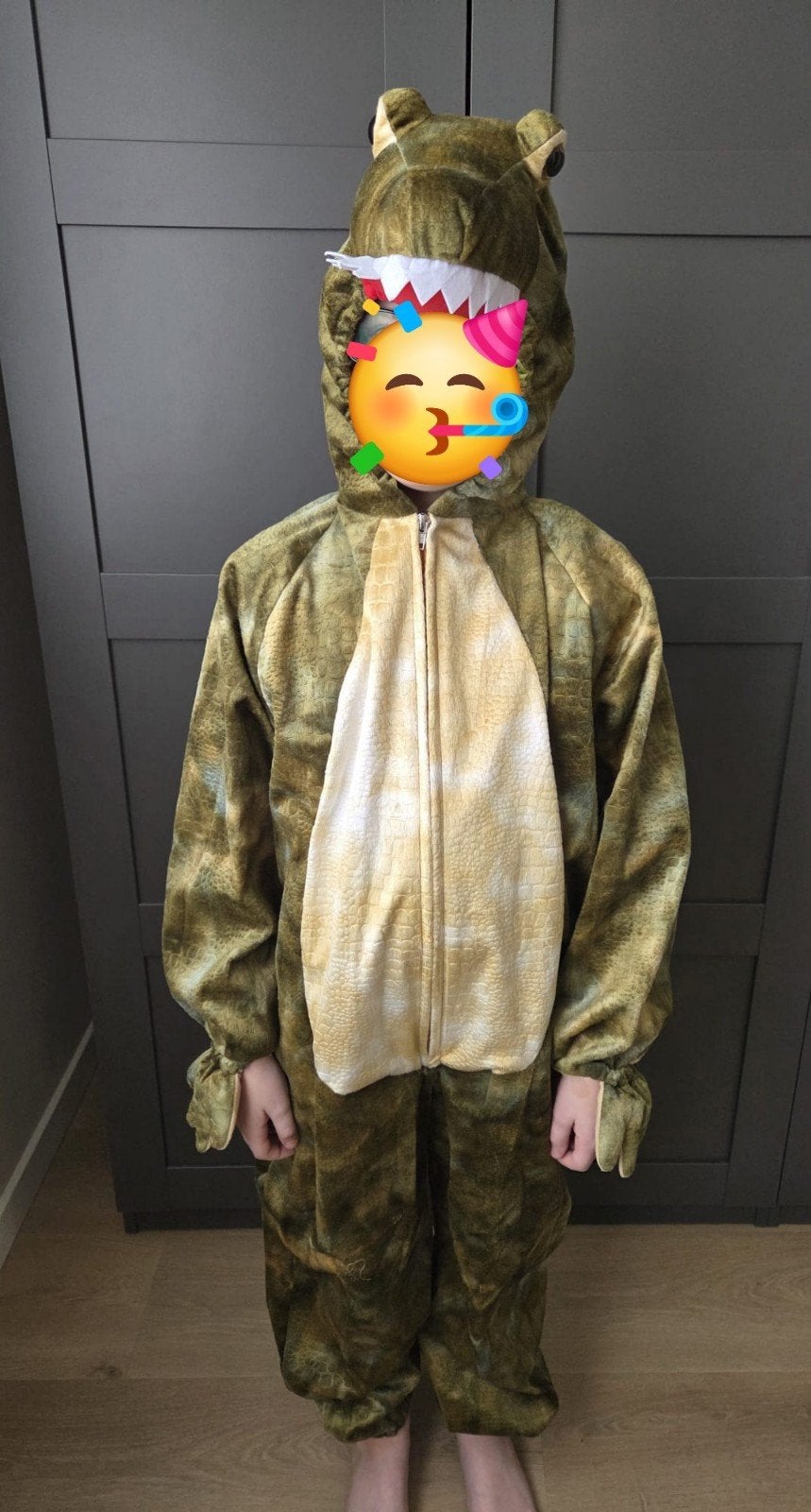 Verkleedpak Krokodil Maat 152, Ophalen of Verzenden, Zo goed als nieuw, 146 t/m 152, Jongen of Meisje