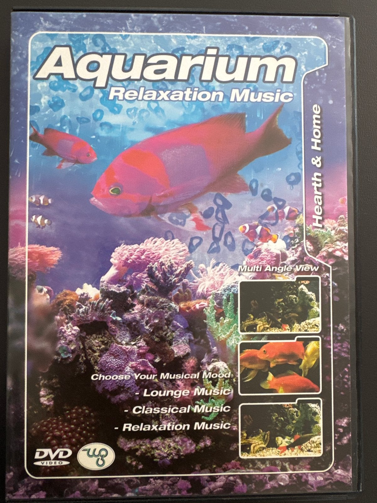 Aquarium Relaxatie Muziek DVD - Onderwaterwereld, Ophalen of Verzenden, Inclusief doosje, Gebruikt, Engels