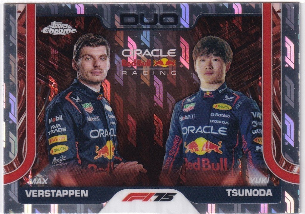 Max Verstappen & Yuki Tsunoda Duo Logofractor #164, Verzenden, Nieuw, Formule 1