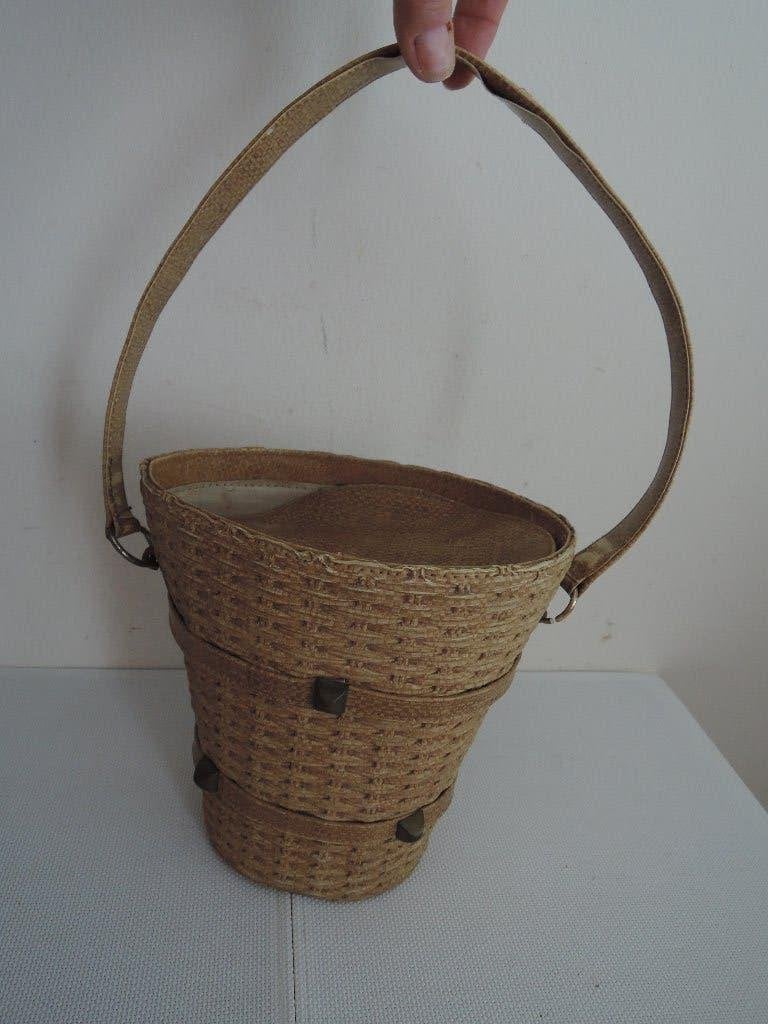 Ouderwetse kunststof tas, Ophalen of Verzenden, Dames