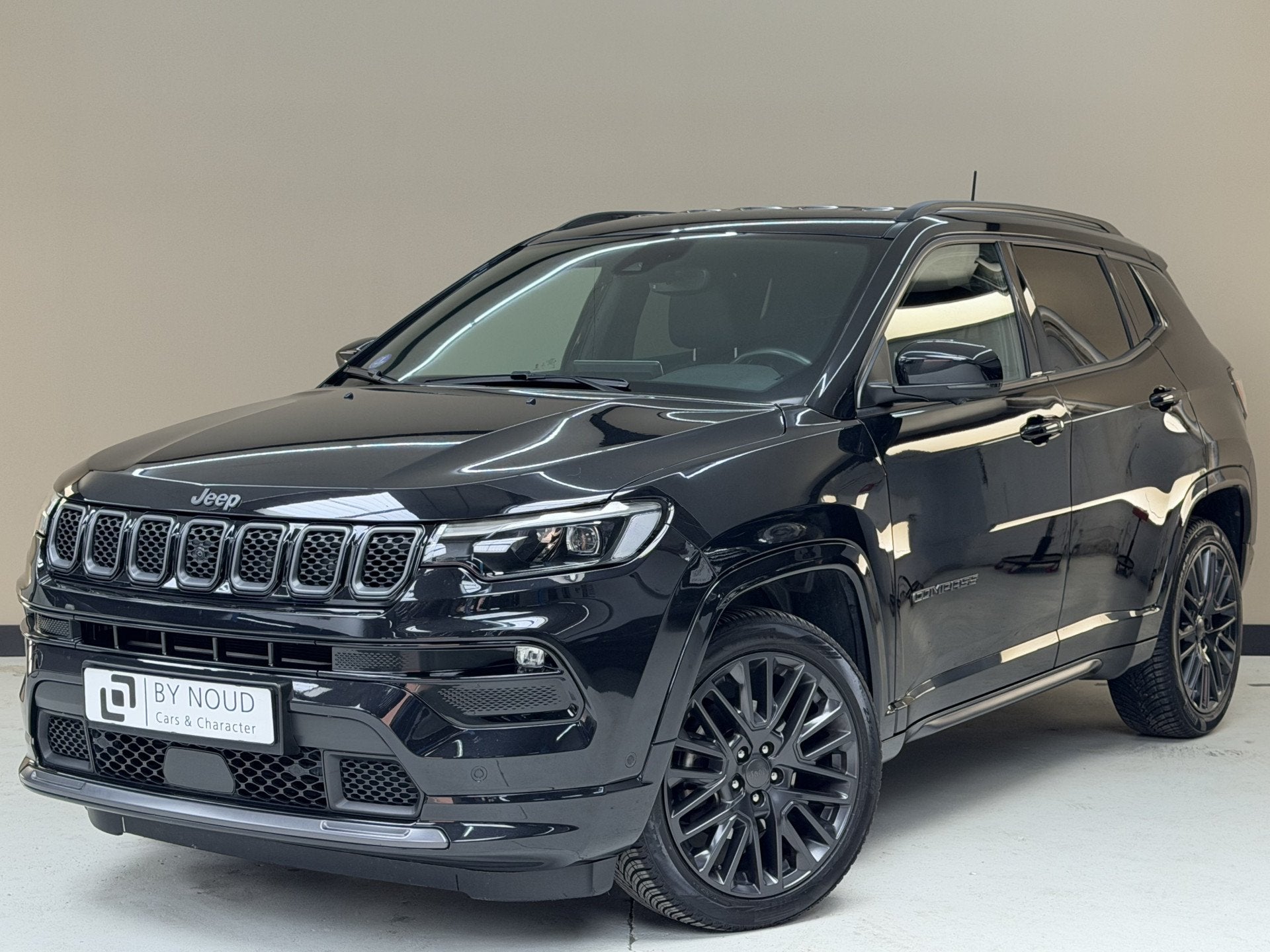 Jeep Compass 1.3T S 150Pk, 2021, Facelift, 1ste eigenaar Dea, Auto's, Dealer onderhouden, 15 km/l, Zwart, 4 cilinders