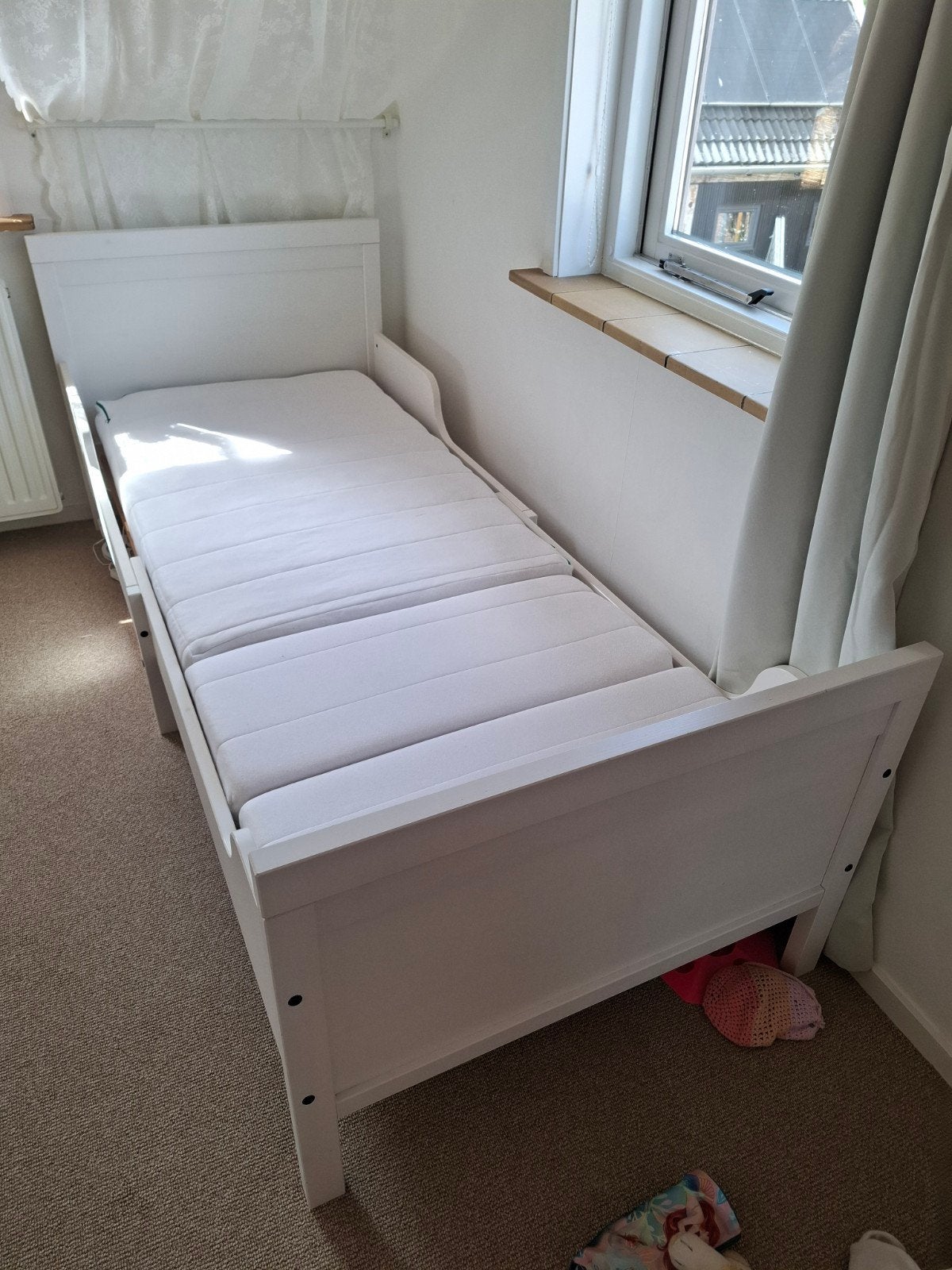 IKEA Sundvik meegroeibed met lattenbodem en matras, Ophalen, Gebruikt, Eenpersoons, Modern, Scandinavisch