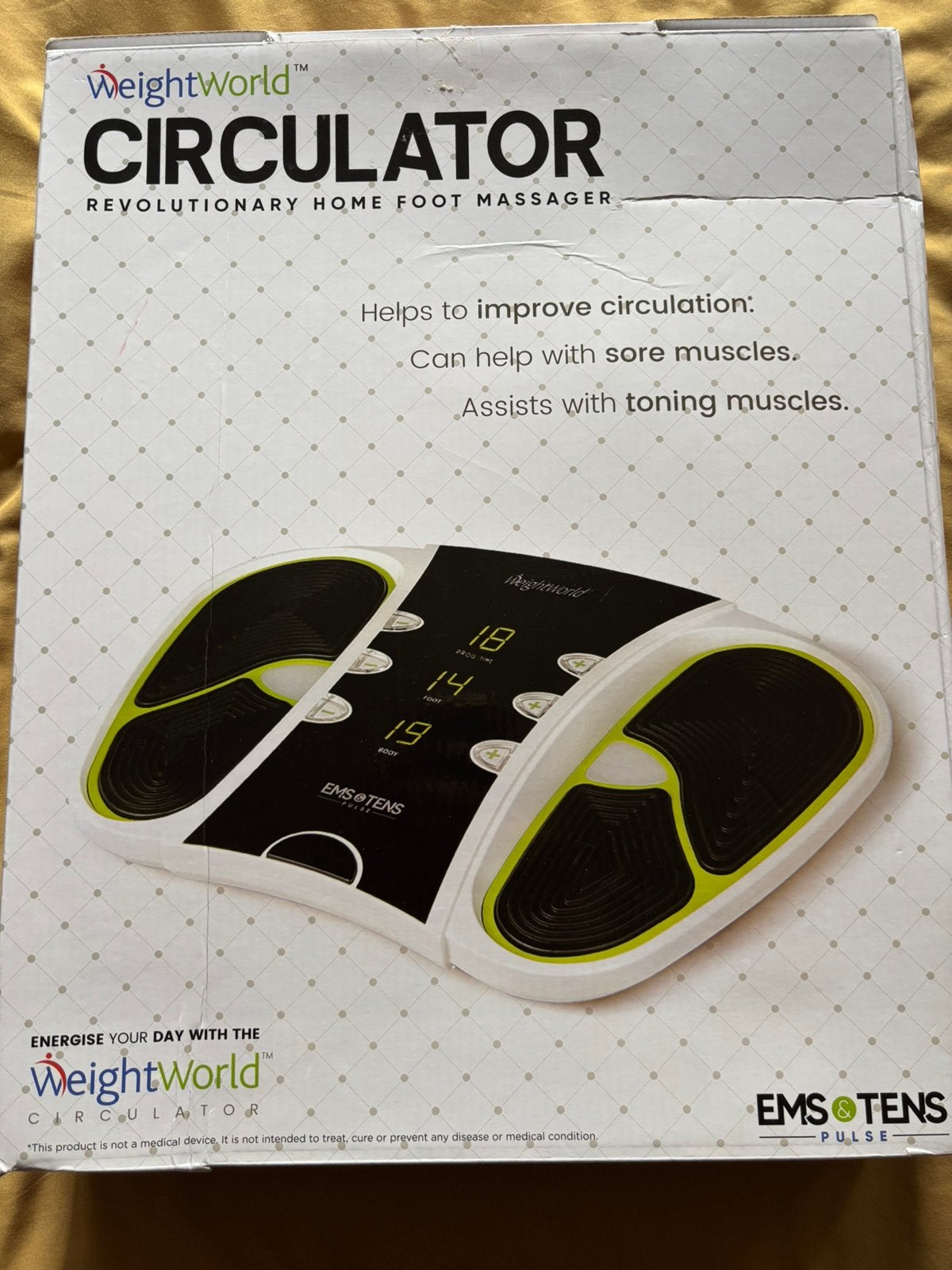 WeightWorld Circulator, Sport en Fitness, Ophalen of Verzenden, Zo goed als nieuw, Massagestoel of Kussen