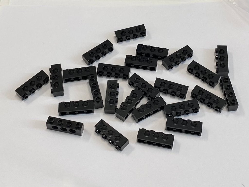 Partij 25x nieuwe 1x4 Lego Technic balken in diverse kleuren, Overige thema's, Lego, Nieuw, Ophalen of Verzenden