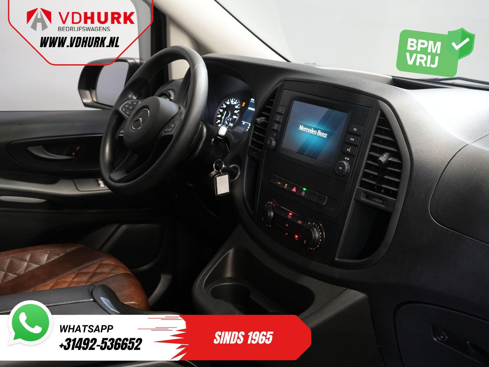 Mercedes-Benz Vito 114 CDI Aut. DC Dubbel Cabine Buffl Leder, Automaat, Gebruikt, Euro 6, 4 cilinders