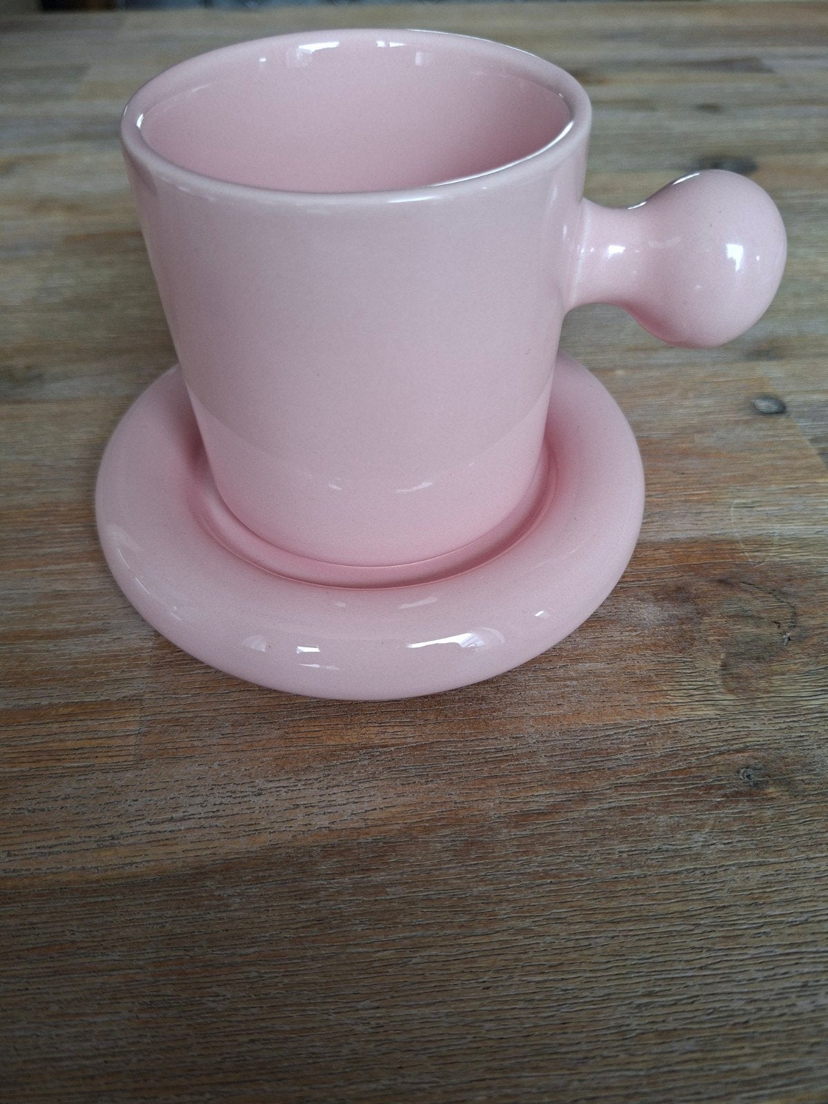 Nieuw! Baomao kop en schotel roze, Overige merken, Keramiek, Nieuw, Ophalen of Verzenden