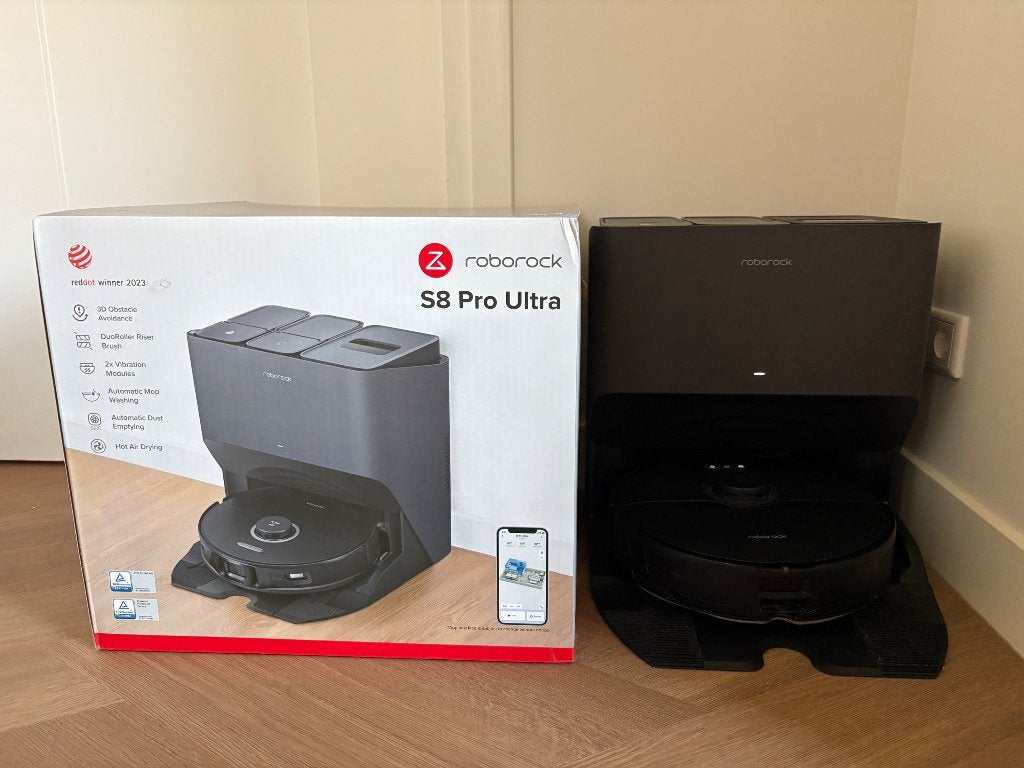 Roborock S8 Pro Ultra, Witgoed en Apparatuur, Stofzuigers, Ophalen, Overige merken, Stille werking, Zo goed als nieuw
