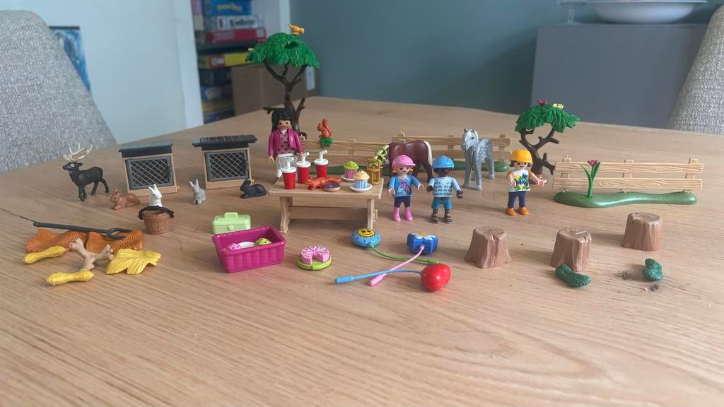 Country Playmobil paarden en dieren set, Kinderen en Baby's, Speelgoed | Playmobil, Ophalen, Zo goed als nieuw, Complete set