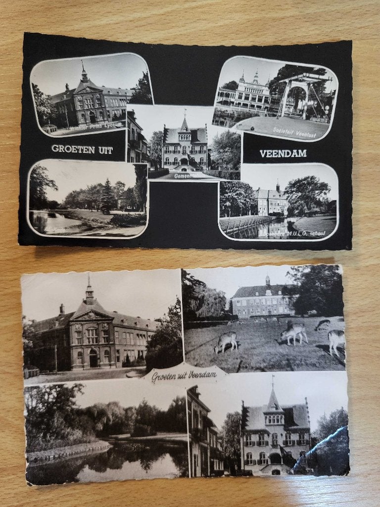 ansicht VEENDAM meerluiken, Verzamelen, Ophalen of Verzenden, Voor 1920, Groningen