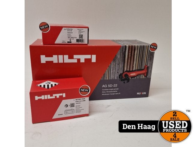 Hilti AG 5D-22 Nuron Haakse Accuslijper (125 mm) Incl Accu |, Hilti, Nieuw, Support@hilti.com, Hilti Corporation, Feldkircher Strasse 100, 
9494 Schaan
Liechtenstein