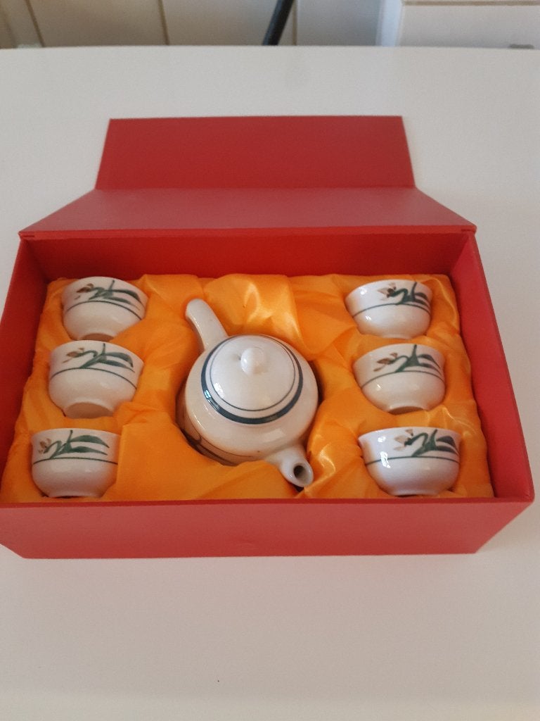 Aziatisch / Chinees porseleinen theeservies, Huis en Inrichting, Aziatisch, Overige merken, Nieuw, Ophalen of Verzenden