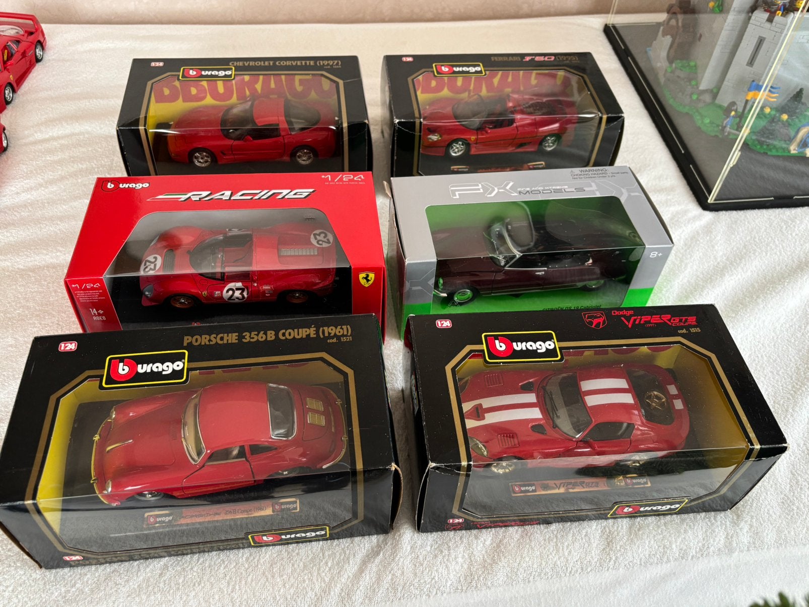 Modelauto’s schaal 1:24 in originele doos, meest Bburago, Ophalen of Verzenden, Nieuw, Bburago