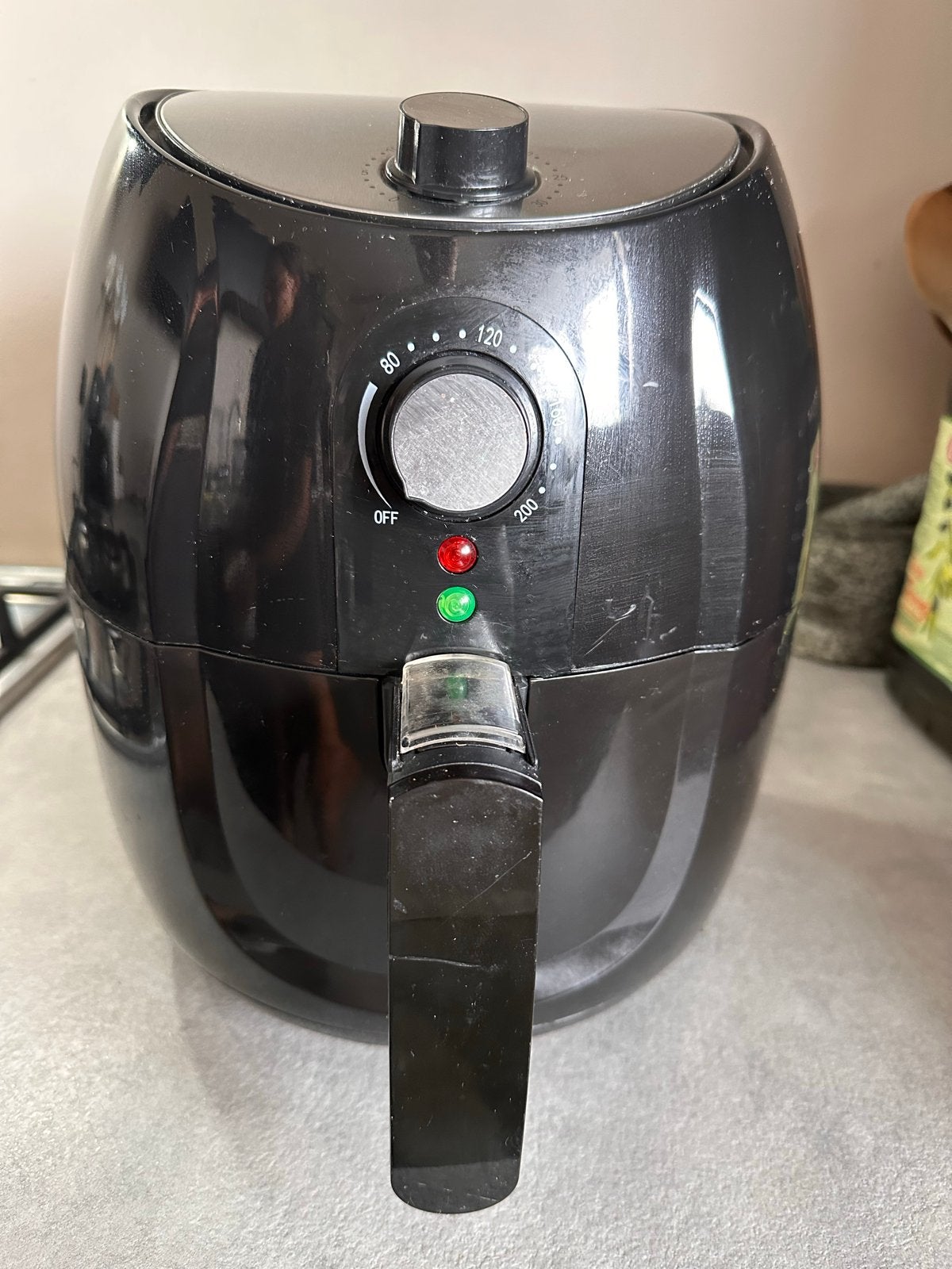 Aigostar Airfryer - Zwart, Gebruikt, Ophalen, Gebruikt, Airfryer, 1000 t/m 1499 gram