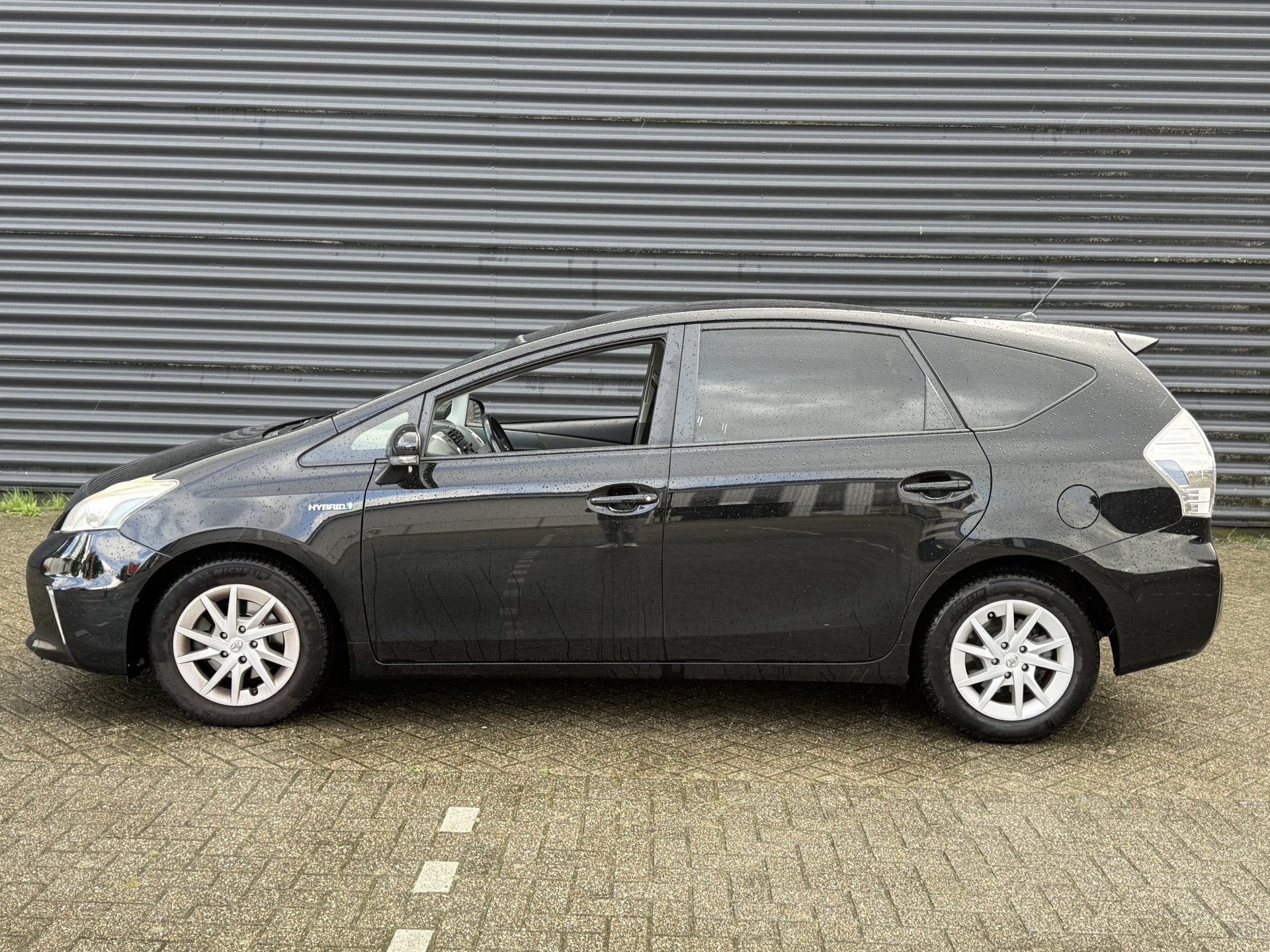 Toyota Prius Wagon 1.8 Aspiration 7 Zitter/7 Seats, Auto's, Euro 5, Gebruikt, Zwart, 4 cilinders