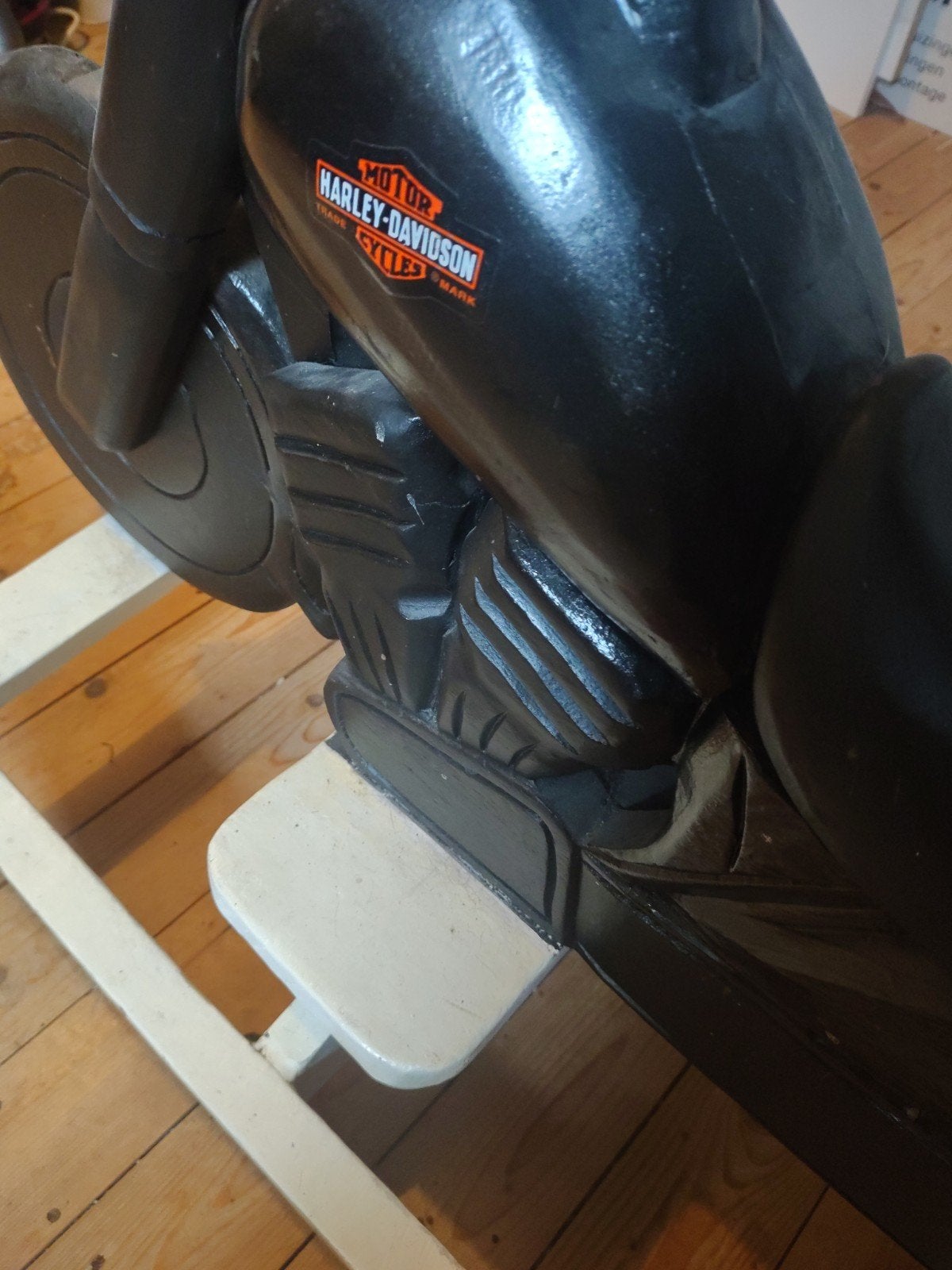 Houten schommelmotor Harley-Davidson, Ophalen, Gebruikt, Jongen of Meisje