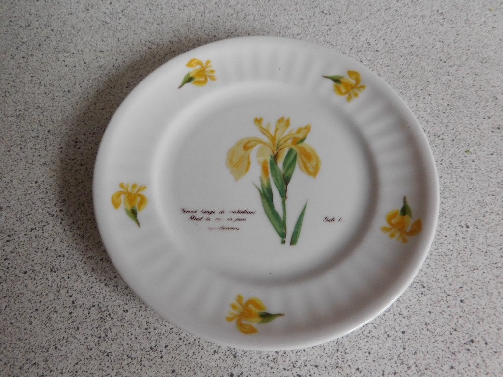 Bord 18 cm. Gele Lis Libelle Exclusief Marjolein Bastin, Huis en Inrichting, Keuken | Servies, Overige merken, Ophalen of Verzenden
