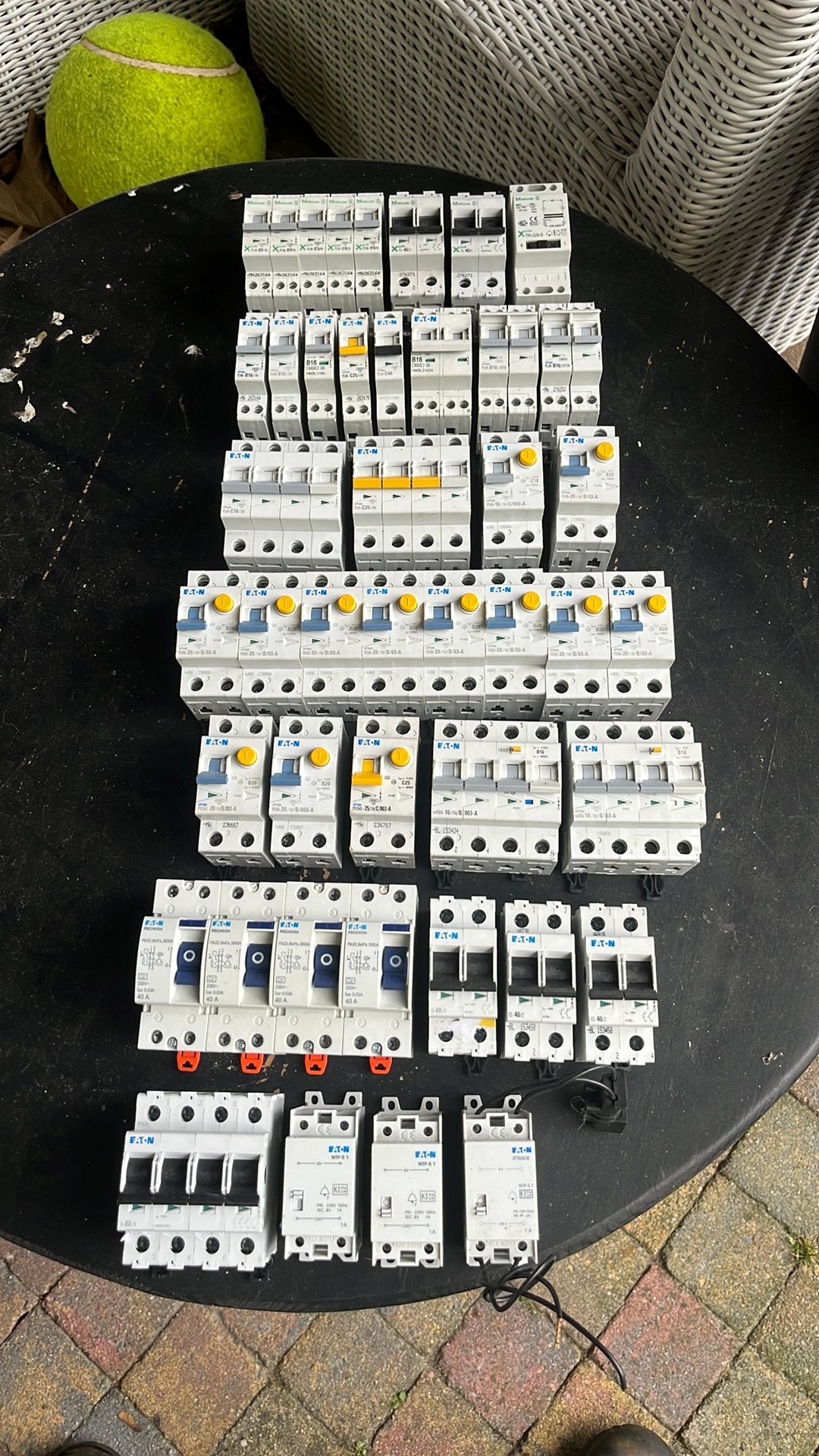 Diverse Eaton en Moeller automaten aardlekschakelaar, Ophalen of Verzenden, Gebruikt, Overige typen